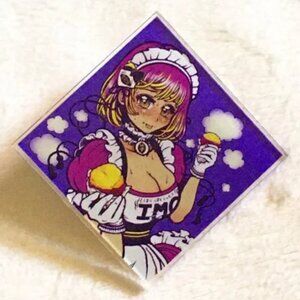 NWOT Retro 90s IMO Acrylic Pin